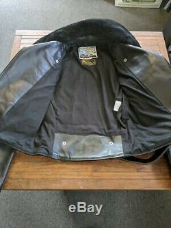 Vintage Custom Aero Leather Jacket King of The Road SZ 32