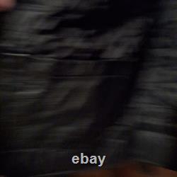 Vintage Cycle Rider Black Leather Motorcycle Jacket Size 42