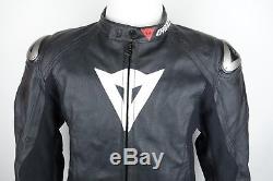 Vintage Dainese Leather Motorcycle Street Jacket Men Size 54