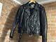 Vintage Diamond Leather Collection Studded Jacket Zip Up Biker Size 44 Unisex