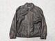 Vintage EDDIE BAUER leather jacket S brown PATINA broke-in MOTORCYCLE mad max
