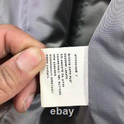 Vintage ENERGIE Jacket Mens Large Blue Leather Italian Motorcycle Jacket Coat