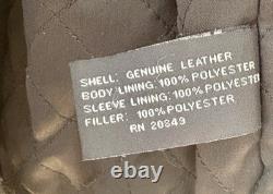 Vintage EXCELLED Black Leather Motorcycle Jacket Biker Punk Rocker- Men's 44