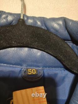 Vintage Echtes Leder Jacket Mens 50 IXS Leather Padded Racing Motorcross Lined