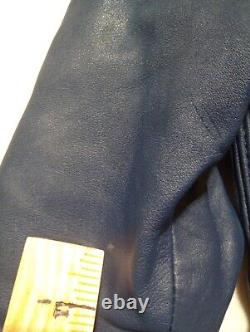 Vintage Echtes Leder Jacket Mens 50 IXS Leather Padded Racing Motorcross Lined
