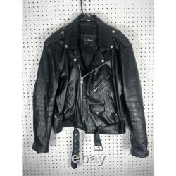 Vintage Echtes Leder leather motorcycle jacket