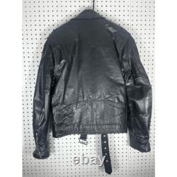 Vintage Echtes Leder leather motorcycle jacket