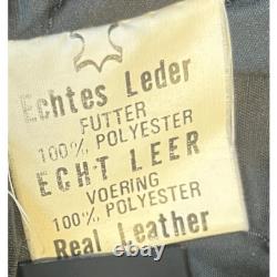 Vintage Echtes Leder leather motorcycle jacket