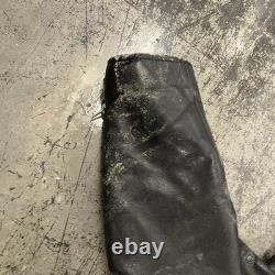 Vintage Excelled Black Leather Jacket Full Zip Mens 48 80s 90s Motorcycle Biker