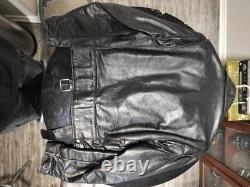 Vintage Excelled Genuine Leather Jacket Motorcycle Biker Size 40