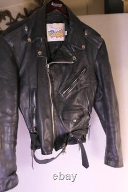 Vintage Excelled Motorcycle Jacket Made In The USA Mens Size 42
