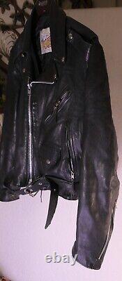 Vintage Excelled Motorcycle Jacket Made In The USA Mens Size 42