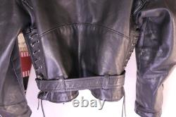 Vintage Excelled Motorcycle Jacket Made In The USA Mens Size 42