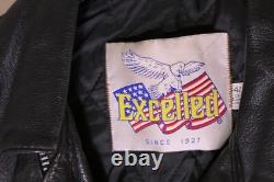 Vintage Excelled Motorcycle Jacket Made In The USA Mens Size 42