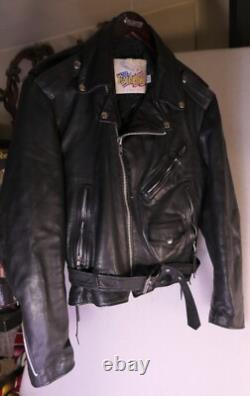 Vintage Excelled Motorcycle Jacket Made In The USA Mens Size 42