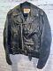Vintage Excelled Size 40 Reg. Black Leather Brando Motorcycle Jacket