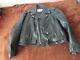 Vintage Excelled Size 46 Black Leather Brando Motorcycle Jacket