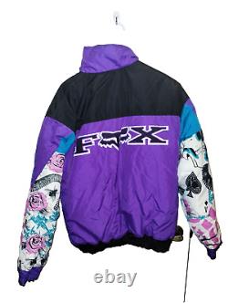 Vintage FOX MOTORCYCLE jacket IMAGE LARGE EXCELLENT rare MOTOCROSS racing 90's