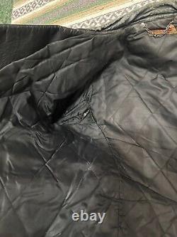 Vintage Fidelity Sportswear Steer Hide Leather Motorcycle Jacket 50s 21x25 USA