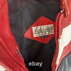 Vintage Fieldsheer Leather Motorcycle Jacket 80s 90s Retro Size 54 Large
