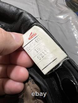 Vintage FirstGear Leather Jacket Mens Large Bomber Motorcycle Hein Gericke 90s