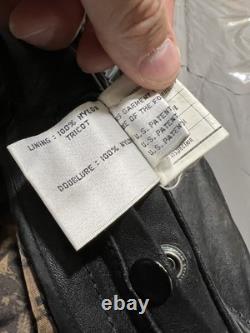 Vintage FirstGear Leather Jacket Mens Large Bomber Motorcycle Hein Gericke 90s