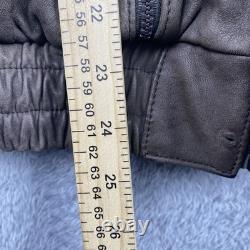 Vintage First Gear Leather Jacket Mens Brown Large Hein Gericke Motorcycle Liner