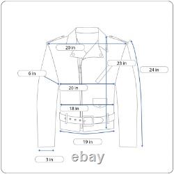 Vintage First Genine Leather Black Motorcycle Jacket With Zipper & Snap Details