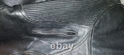 Vintage Frank Thomas leather jacket Size UK 42, EUR 52, Padded Nice