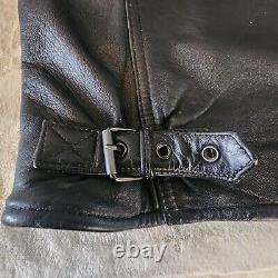 Vintage GUESS LEGENDS Leather Letterman Jacket Mens L Bomber Motorcycle Retro