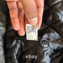 Vintage Gap Leather Jacket Men's XL Black Full Zip