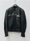 Vintage Genuine Harley Davidson Leather Jacket Motorcycle Mens L Ebroidered Logo