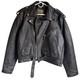 Vintage Genuine Leather Moto Biker Motorcycle Jacket size 54 Style