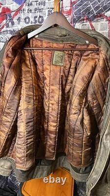 Vintage German Hein Gericke Leather Jacket Brown Size 56 EU XL