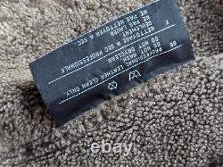 Vintage HARLEY DAVIDSON lambswool SHEARLING leather M motorcycle TRUCKER jacket