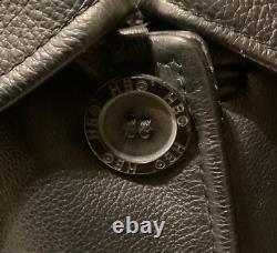 Vintage HBO Sopranos Men's Luxury Black Leather Jacket 1990s Size Large