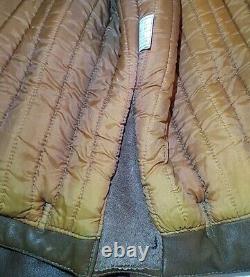 Vintage HEIN GERICKE Echt Leder Leather Motorcycle Jacket Lined Men 44 Brown Exc