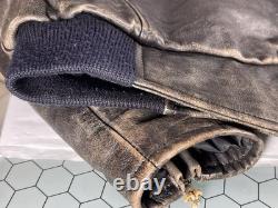 Vintage Harley Davidson Easyrider Leather Quilted Motorcycle Jacket Large