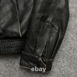 Vintage Harley-Davidson Jacket Mens 46 Leather Biker Motorcycle 90s