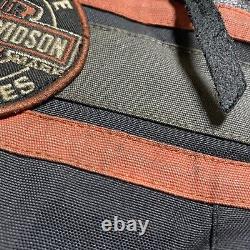 Vintage Harley Davidson Jacket Mens XXL Black Racing Motorcycle Biker Coat