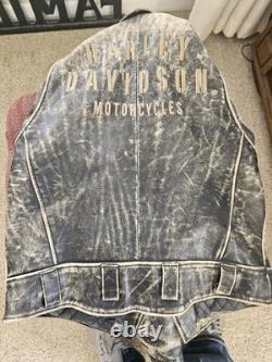 Vintage Harley Davidson Leather Coat Size M