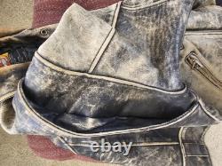 Vintage Harley Davidson Leather Coat Size M