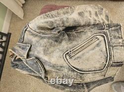 Vintage Harley Davidson Leather Coat Size M