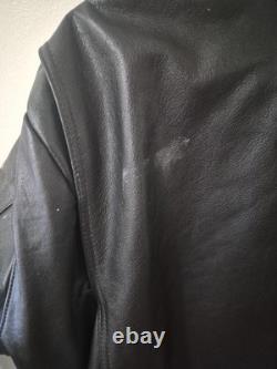 Vintage Harley Davidson Leather Jacket-Black-Made in USA-Size XXL Mens