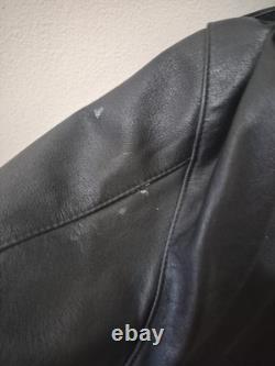 Vintage Harley Davidson Leather Jacket-Black-Made in USA-Size XXL Mens