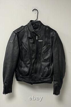 Vintage Harley Davidson Leather Jacket Coat Motorcycle 40W