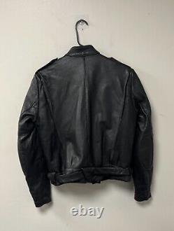 Vintage Harley Davidson Leather Jacket Coat Motorcycle 40W