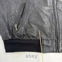 Vintage Harley Davidson Leather Motorcycle Bomber Jacket Size 2XL Biker