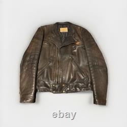 Vintage Harley-Davidson Leather Motorcycle Jacket Made in USA Walter Dyer