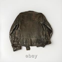 Vintage Harley-Davidson Leather Motorcycle Jacket Made in USA Walter Dyer